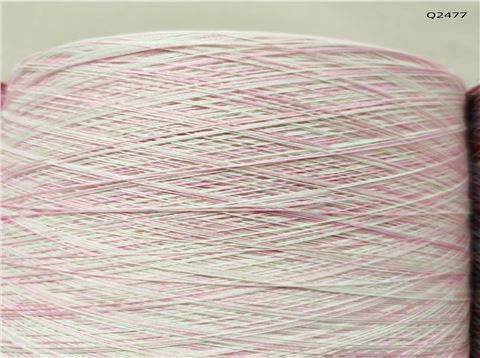 300D牛奶絲段染紗Q2477