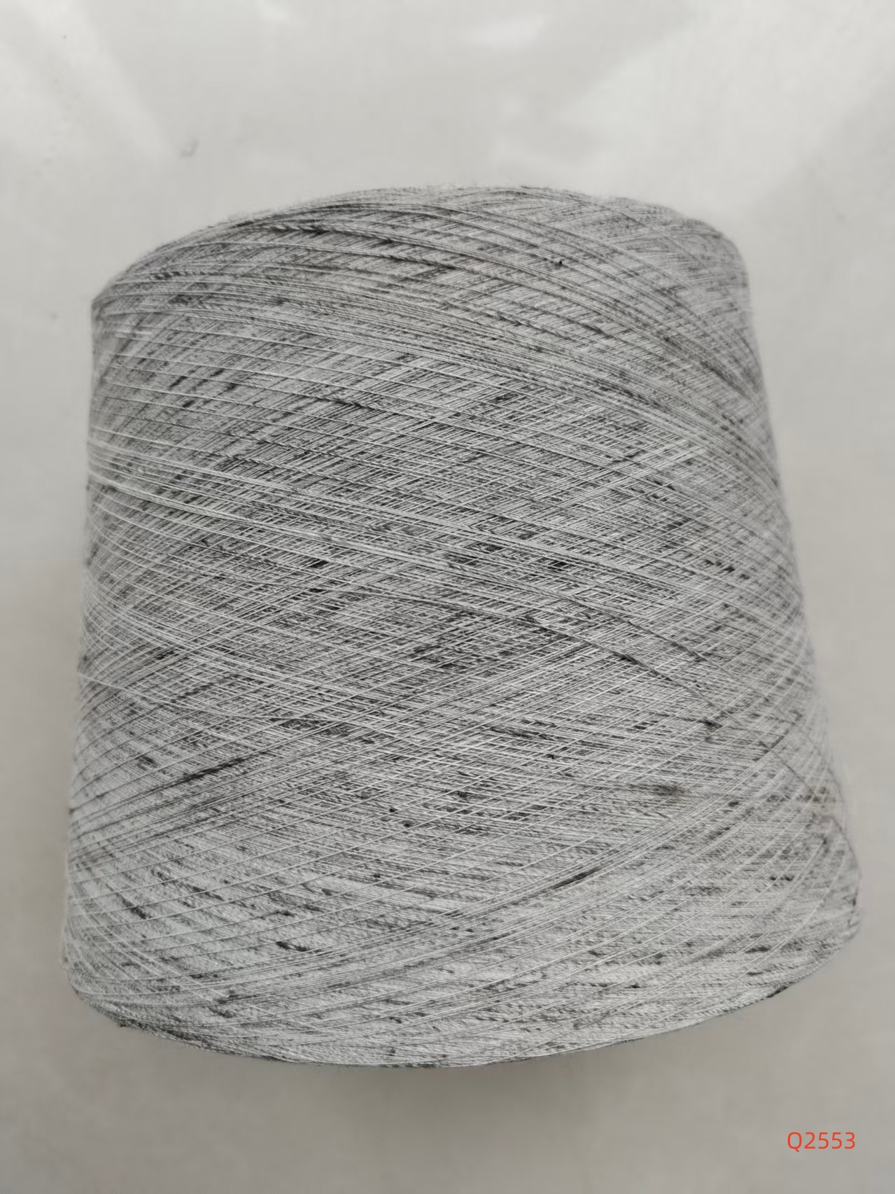 白黑全棉21支Q2553段彩紗