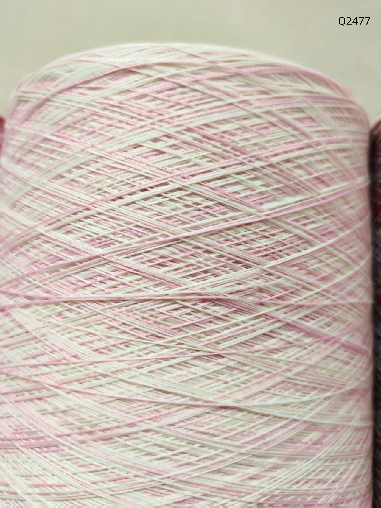 300D牛奶絲段染紗Q2477