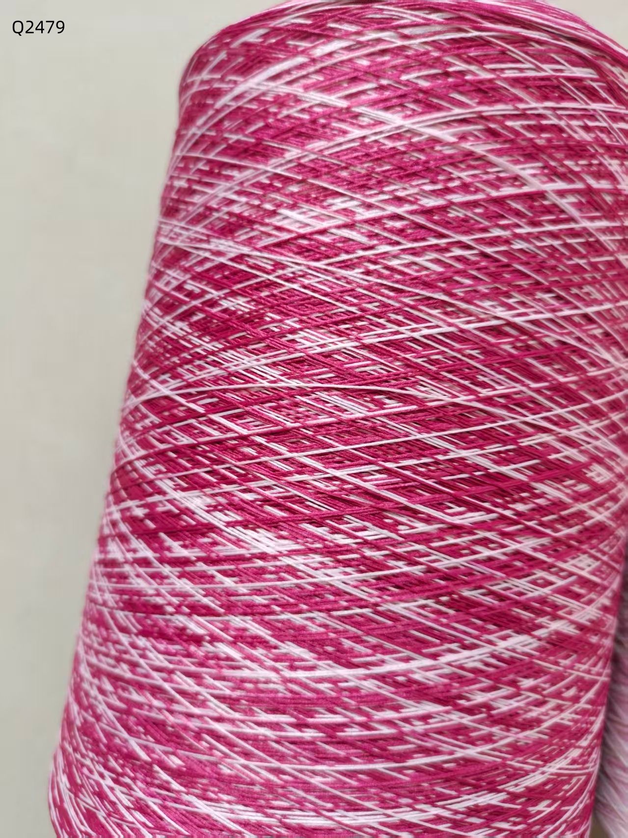 300D牛奶絲段染紗Q2479